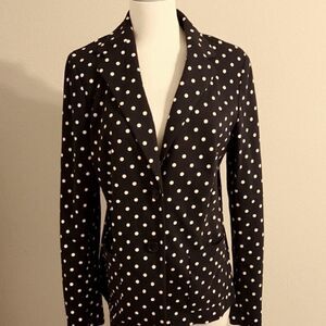 Talbots polkadot blazer size medium.